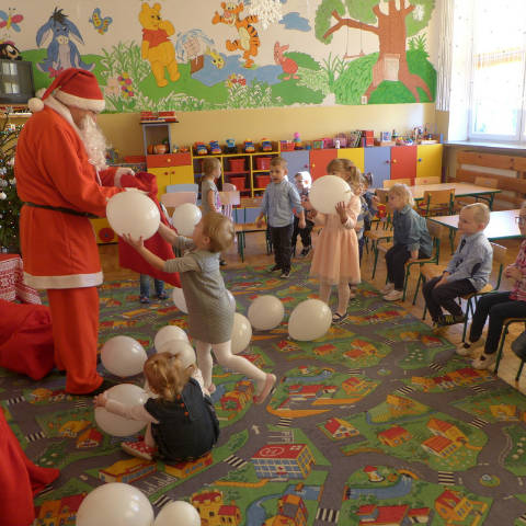 Mikołaj w przedszkolu 22 grudnia 2017